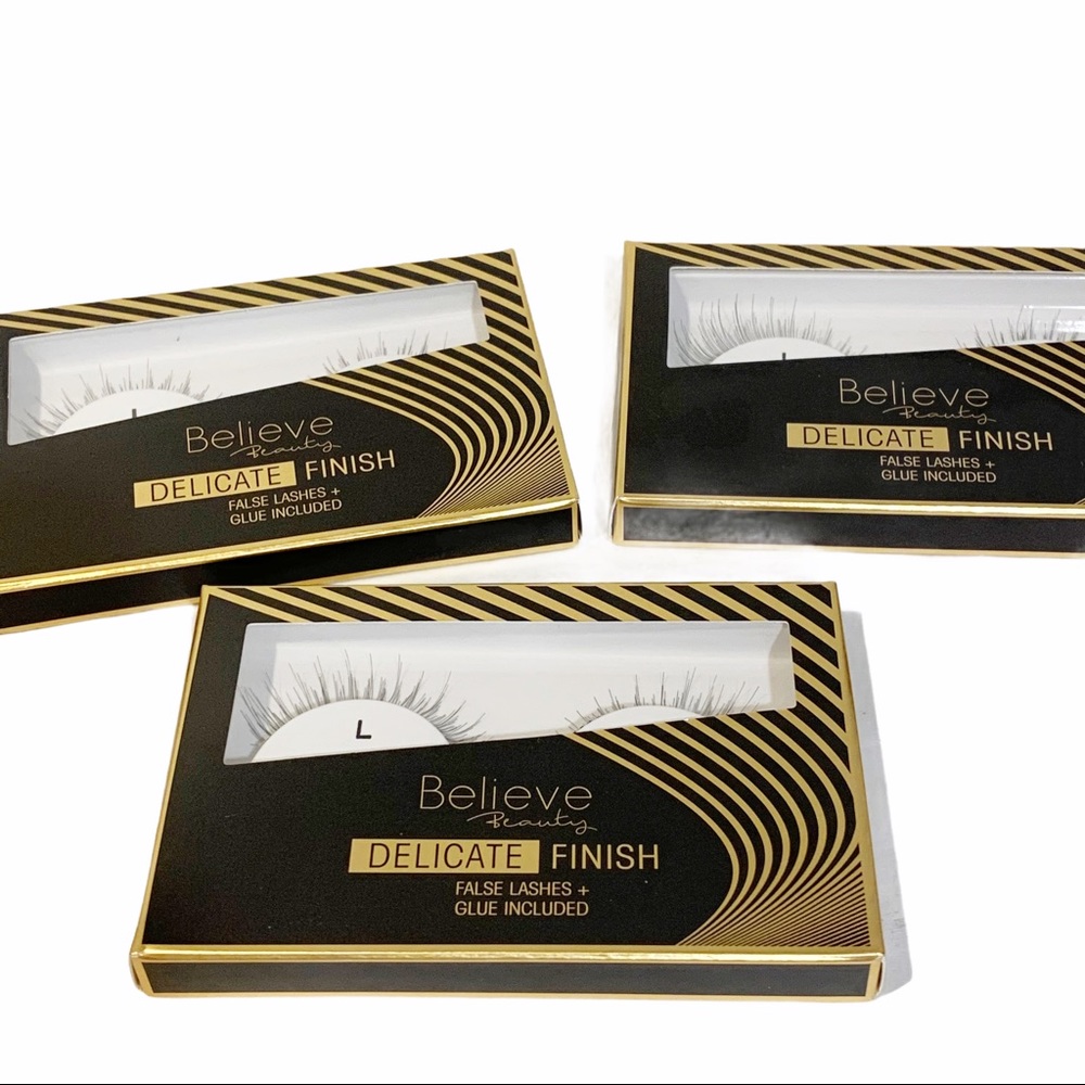 Believe Beauty Delicate Finish False Eyelash Lot Beauty New NWT
